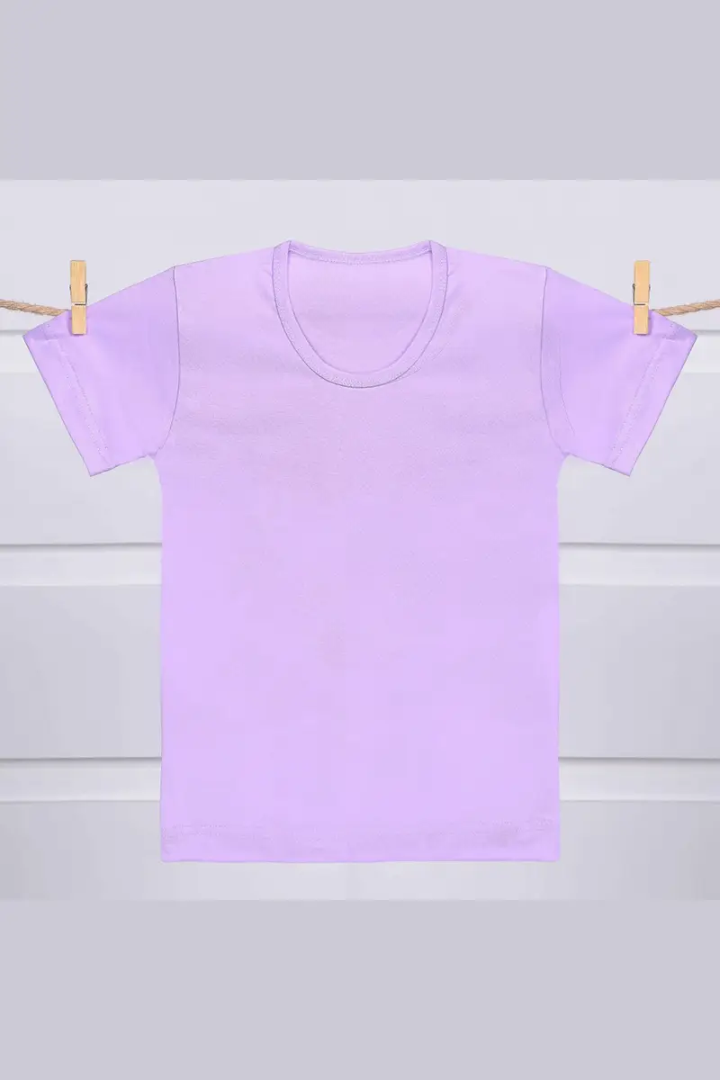 زیرپوش پسرانه نیم آستین رنگی ساده نیکوتن پوش تصویر سوم
