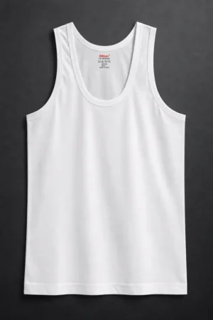 زیرپوش مردانه رکابی سفید نازک هندی Hillman